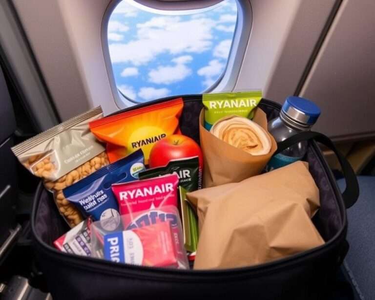 ryanair bagaż podręczny jedzenie