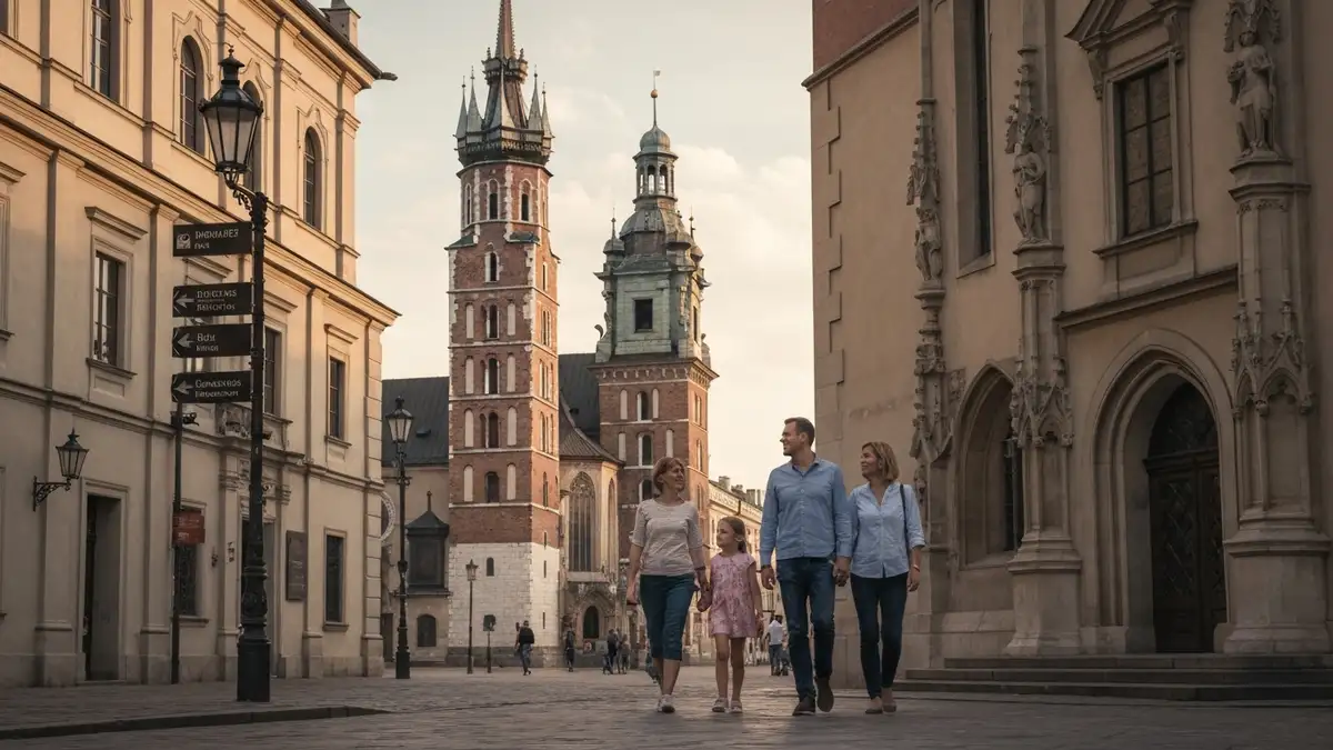 Kraków Card i otwarte muzea w tle - Wawel, Pałac Sztuki, Rynek Główny