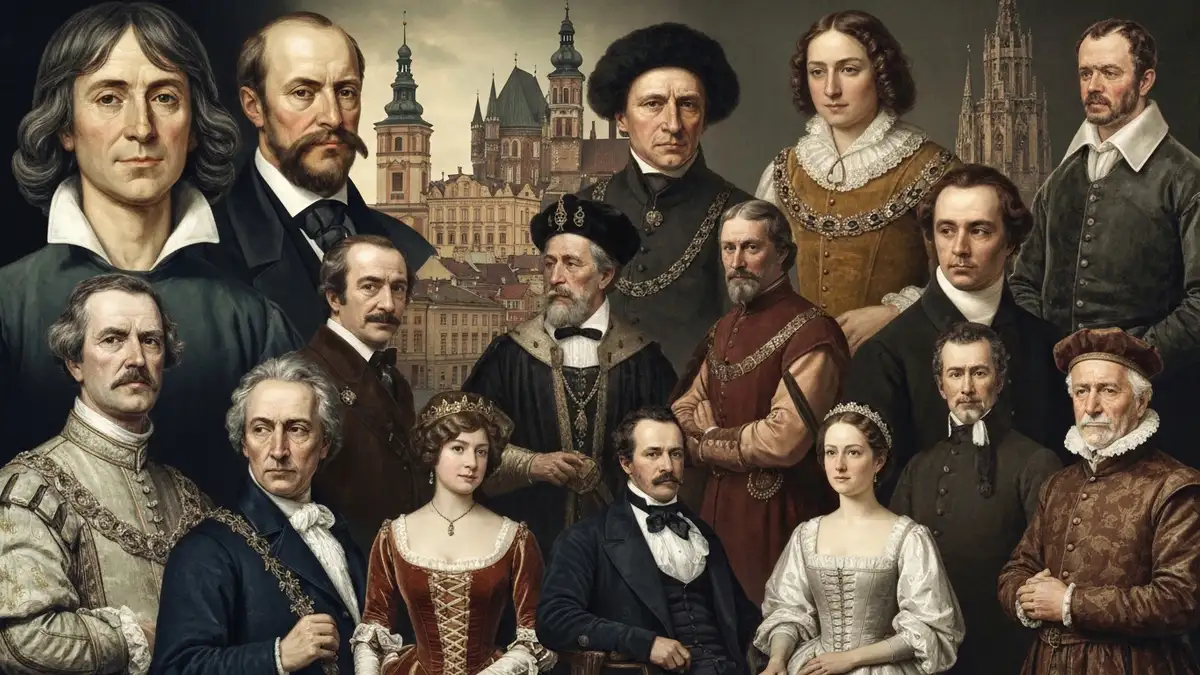 Słynni krakusi - mozaika portretów postaci historycznych, które zmieniły Kraków i Polskę